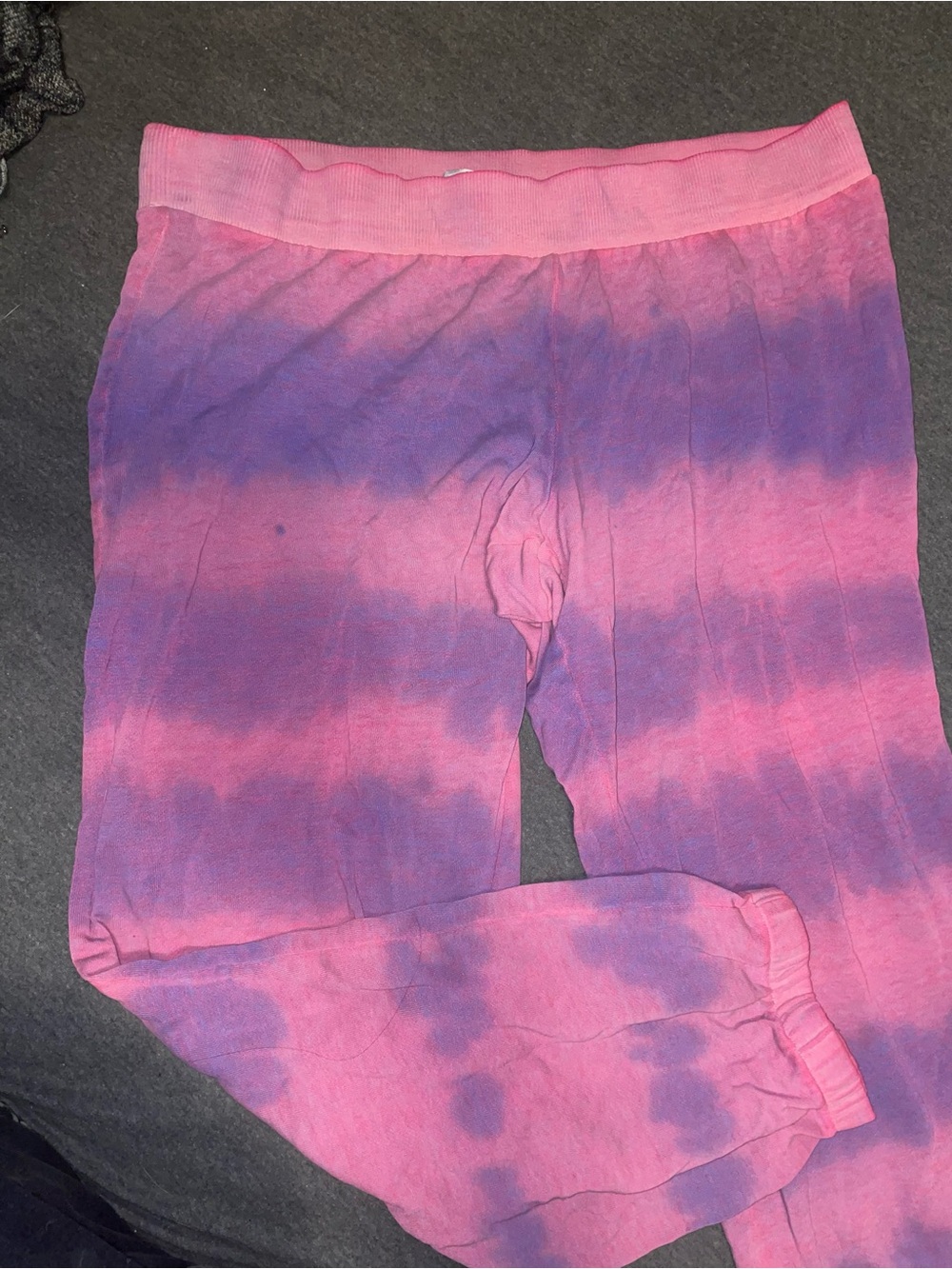 No boundaries Tie-Dye Pink & Purple lightweight lounge Pants size xl